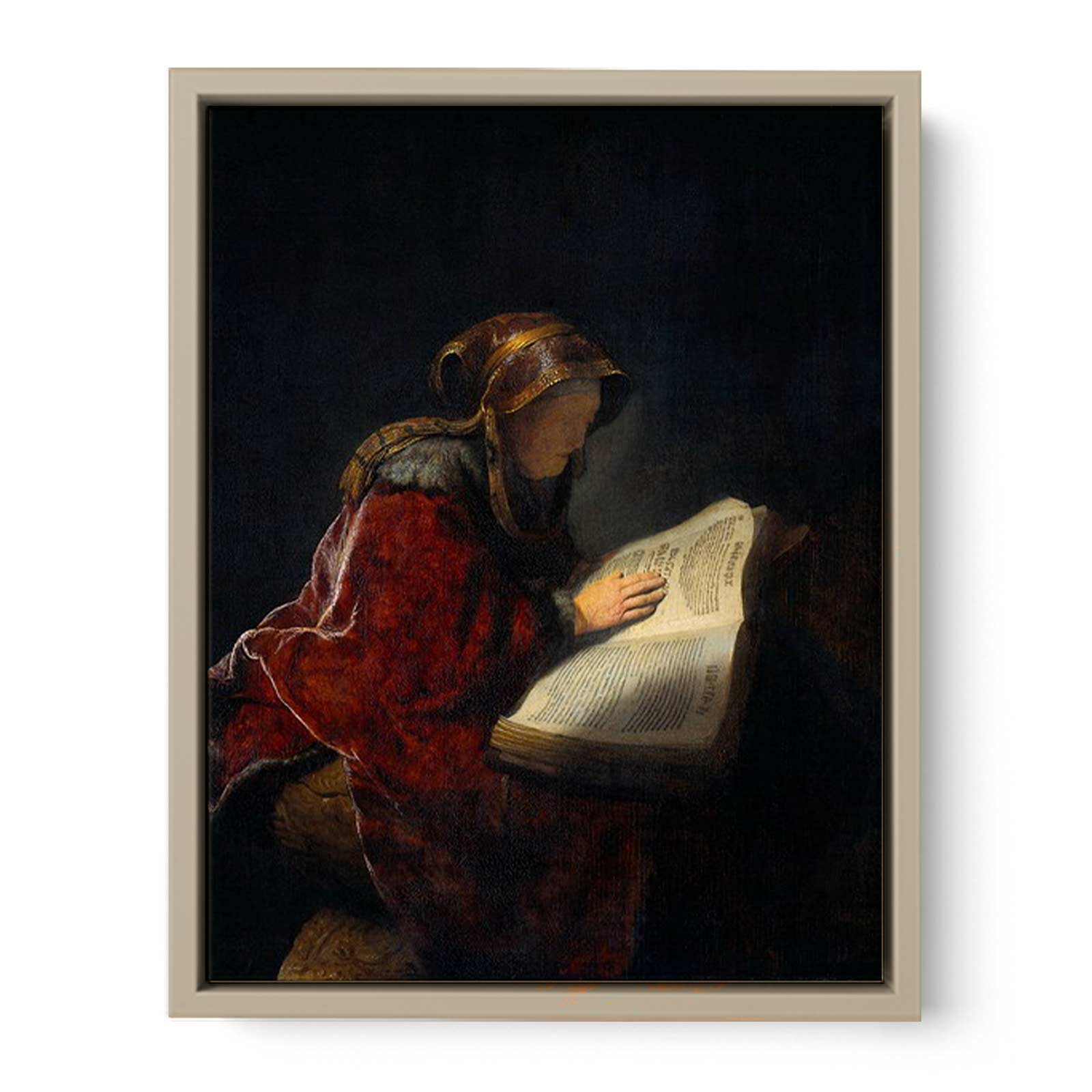 The Prophetess Anna (known as 'Rembrandt's Mother') Painting
