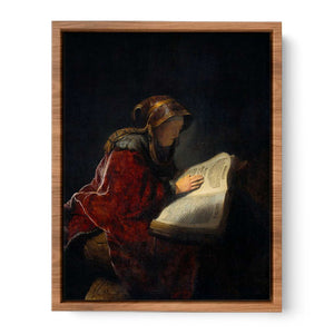 The Prophetess Anna (known as 'Rembrandt's Mother') Painting