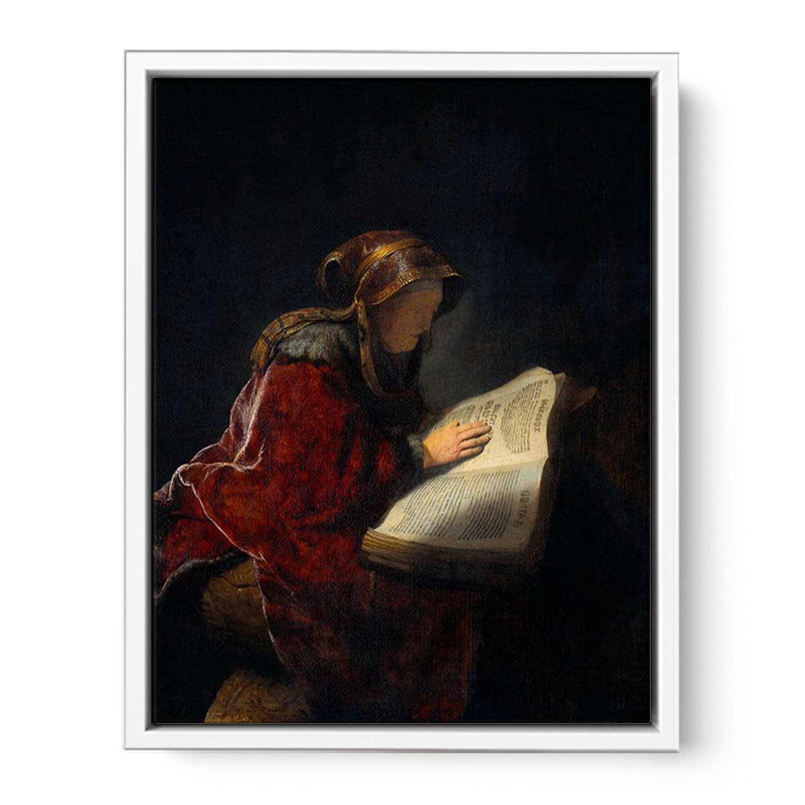The Prophetess Anna (known as 'Rembrandt's Mother') Painting