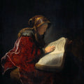 The Prophetess Anna (known as 'Rembrandt's Mother') 