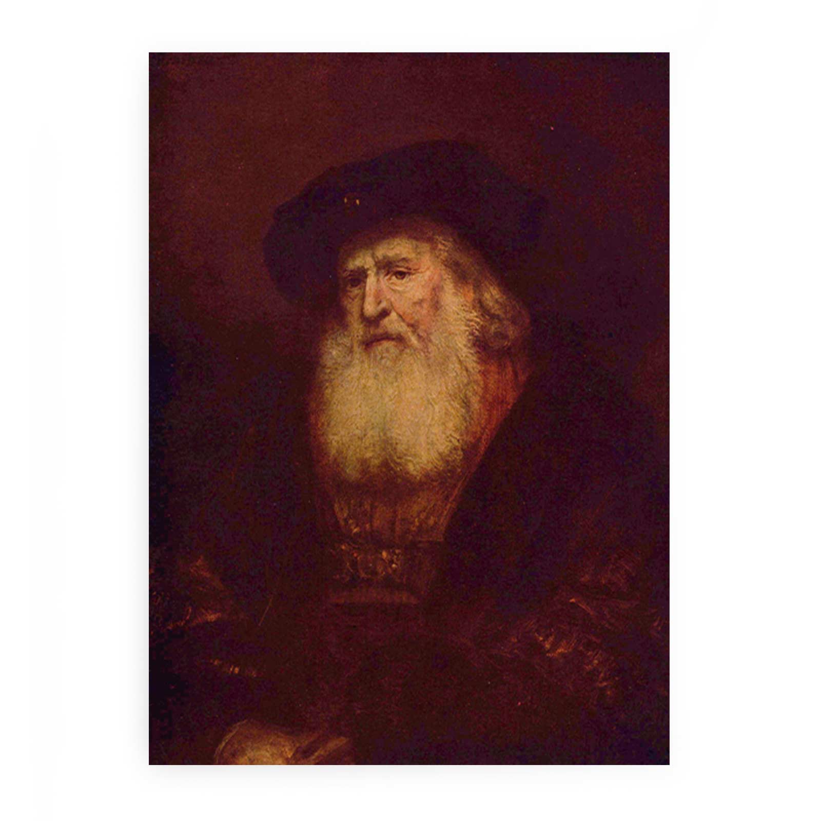Portrait of a bearded old man Painting