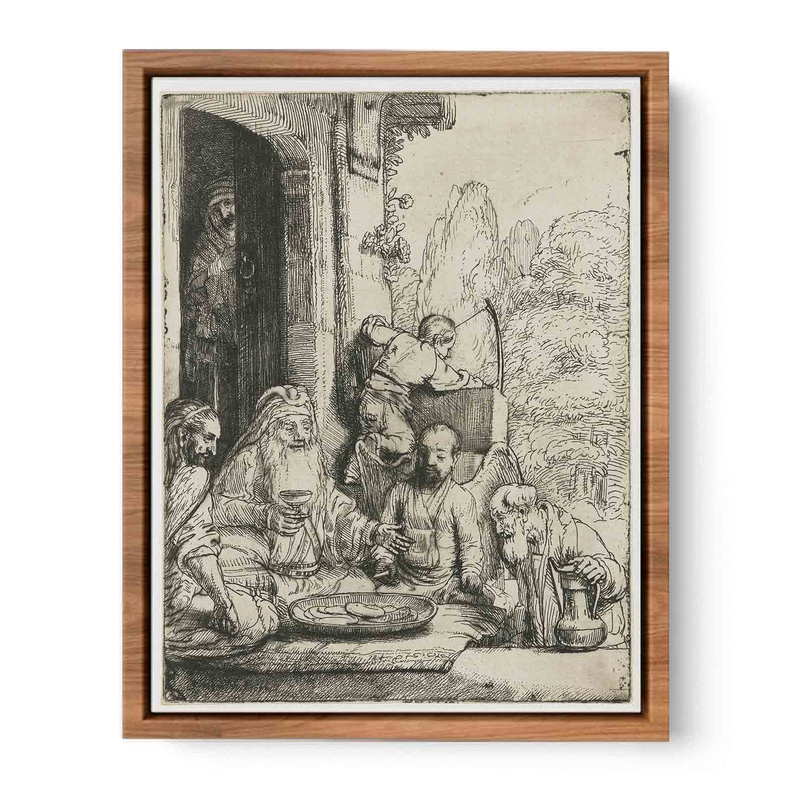 Abraham Entertaining the Angels Painting