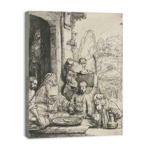 Abraham Entertaining the Angels Painting