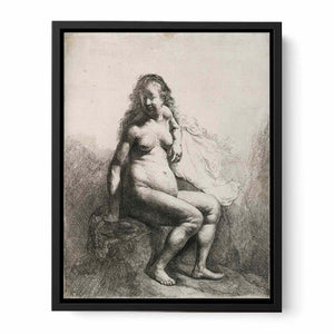 Seated Female Nude 1631 Painting