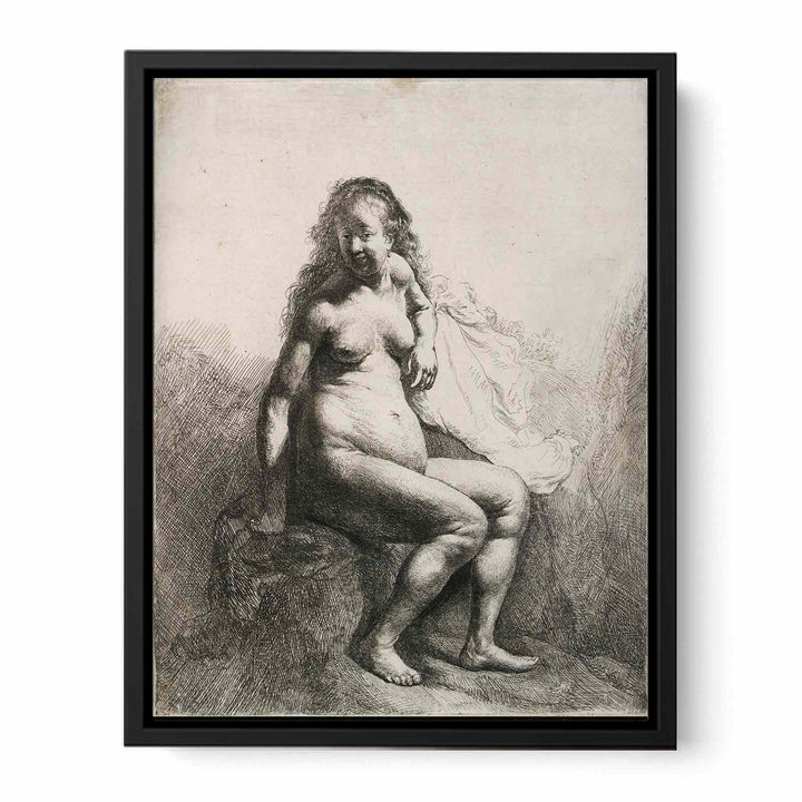 Seated Female Nude 1631 Painting