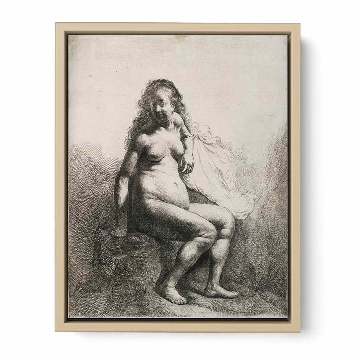 Seated Female Nude 1631 Painting
