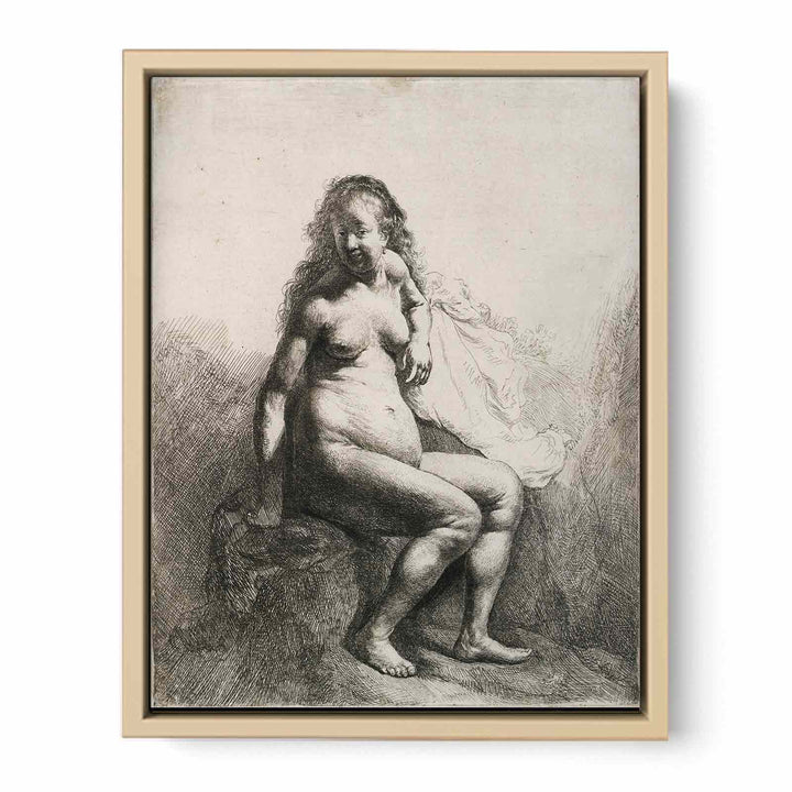 Seated Female Nude 1631 Painting