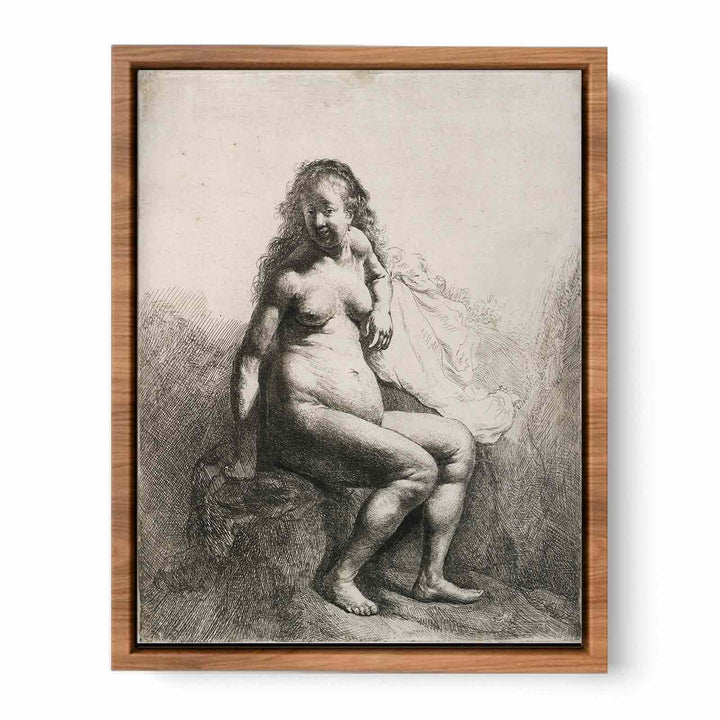 Seated Female Nude 1631 Painting