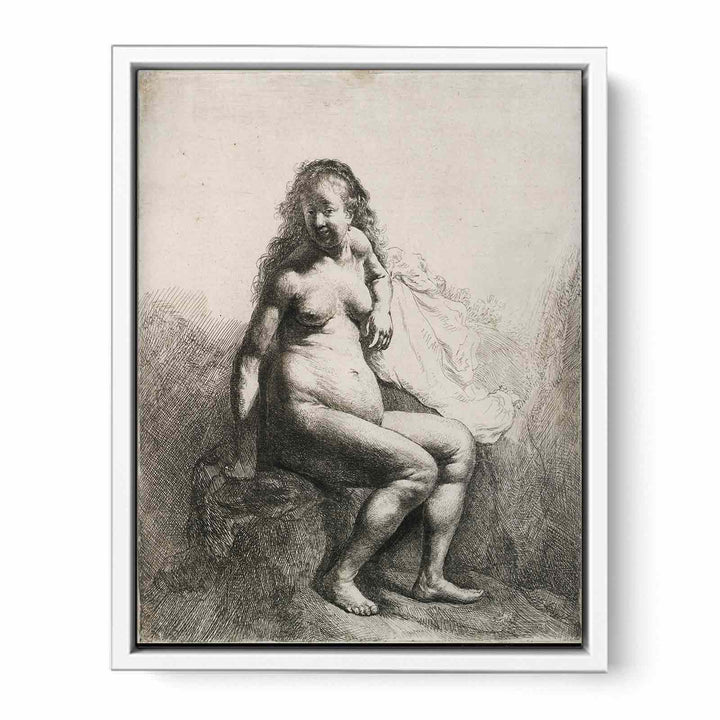 Seated Female Nude 1631 Painting