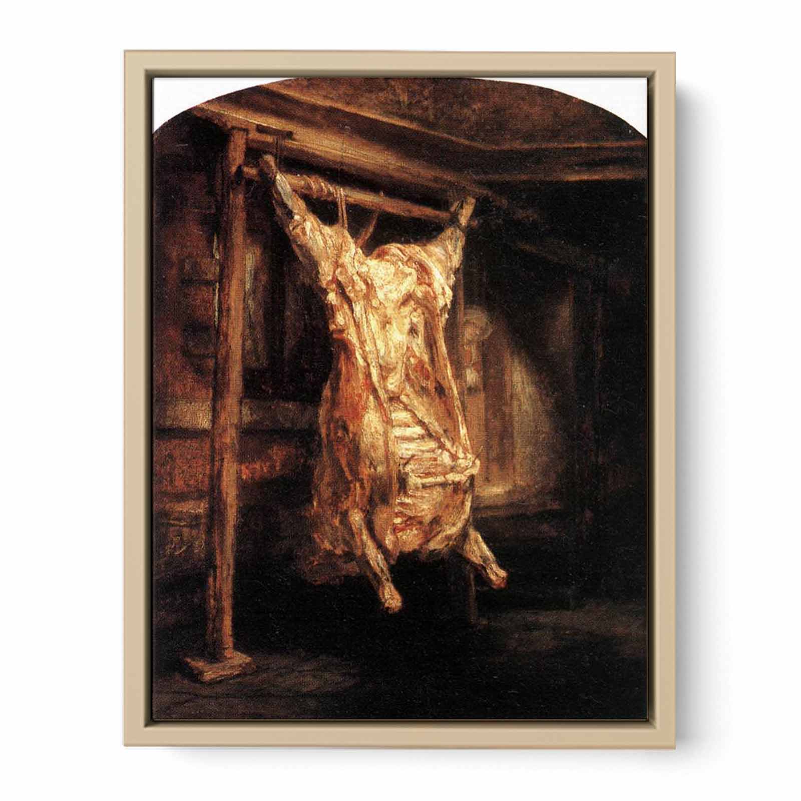 The Flayed Ox 1655 Painting