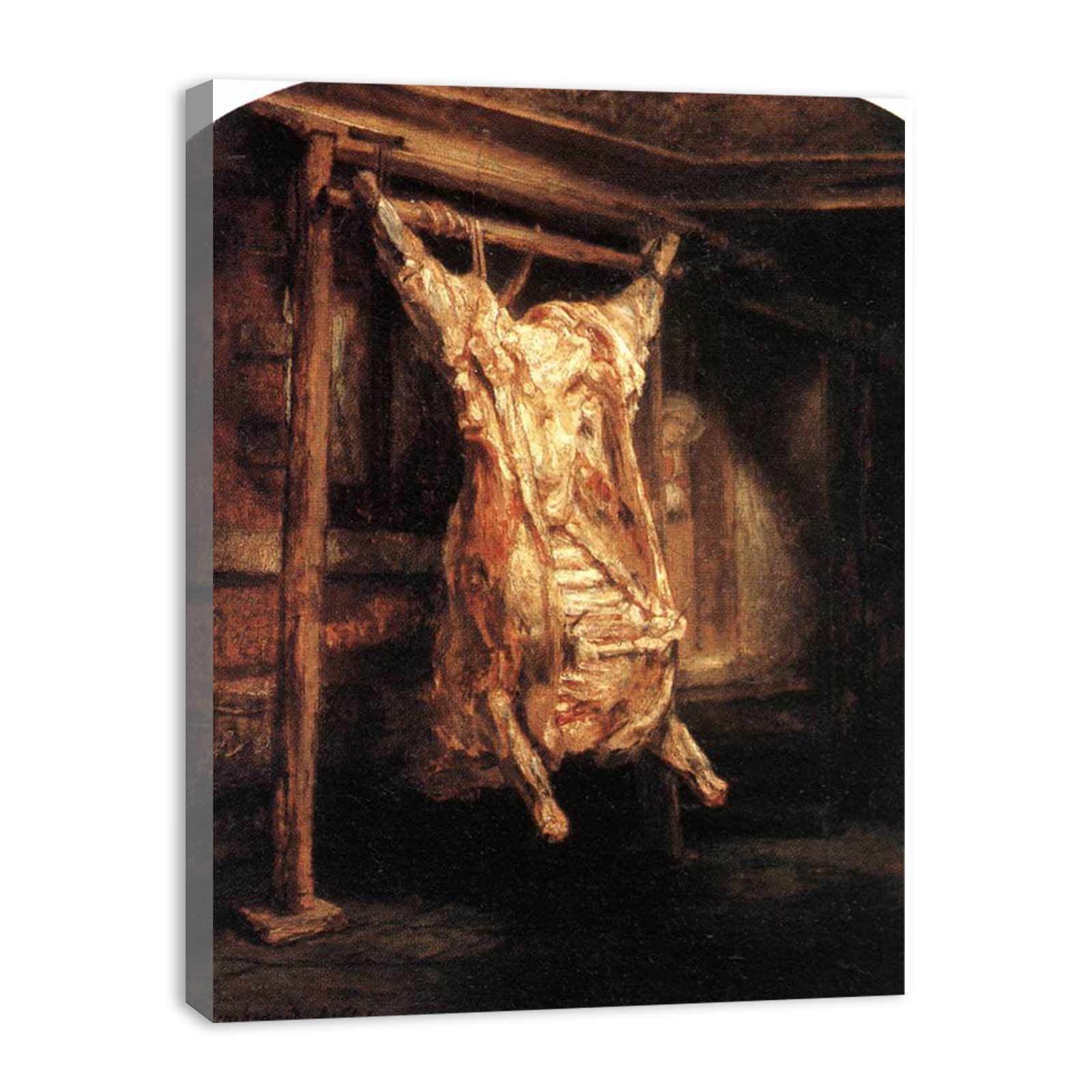 The Flayed Ox 1655 Painting