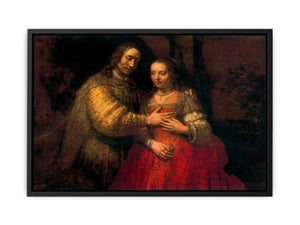 Portrait of Two Figures from the Old Testament, known as 'The Jewish Bride' Painting