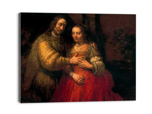 Portrait of Two Figures from the Old Testament, known as 'The Jewish Bride' Painting