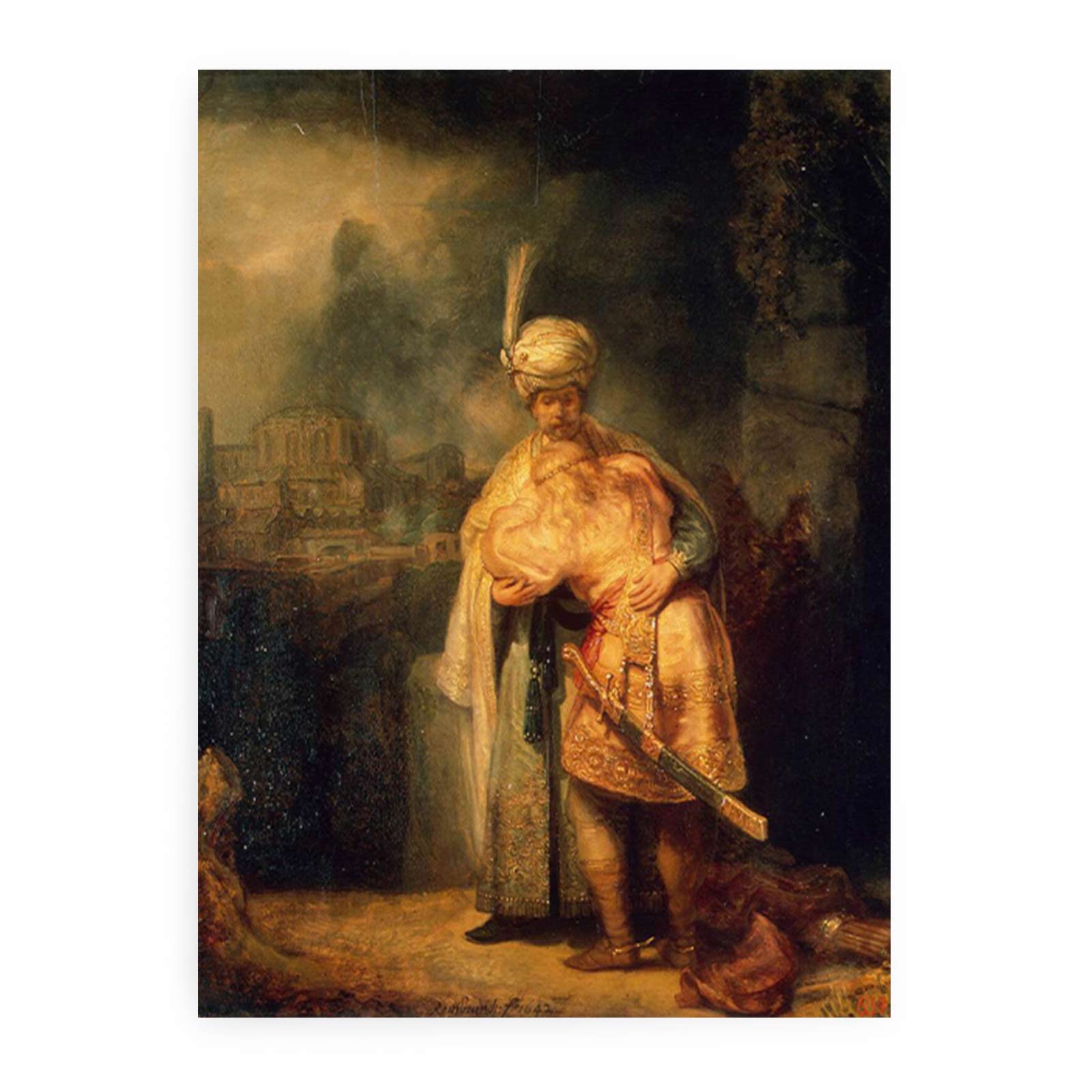 Biblical Scene 1642 Painting