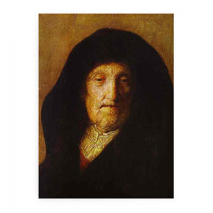 Portrait of Rembrandt's Mother Painting