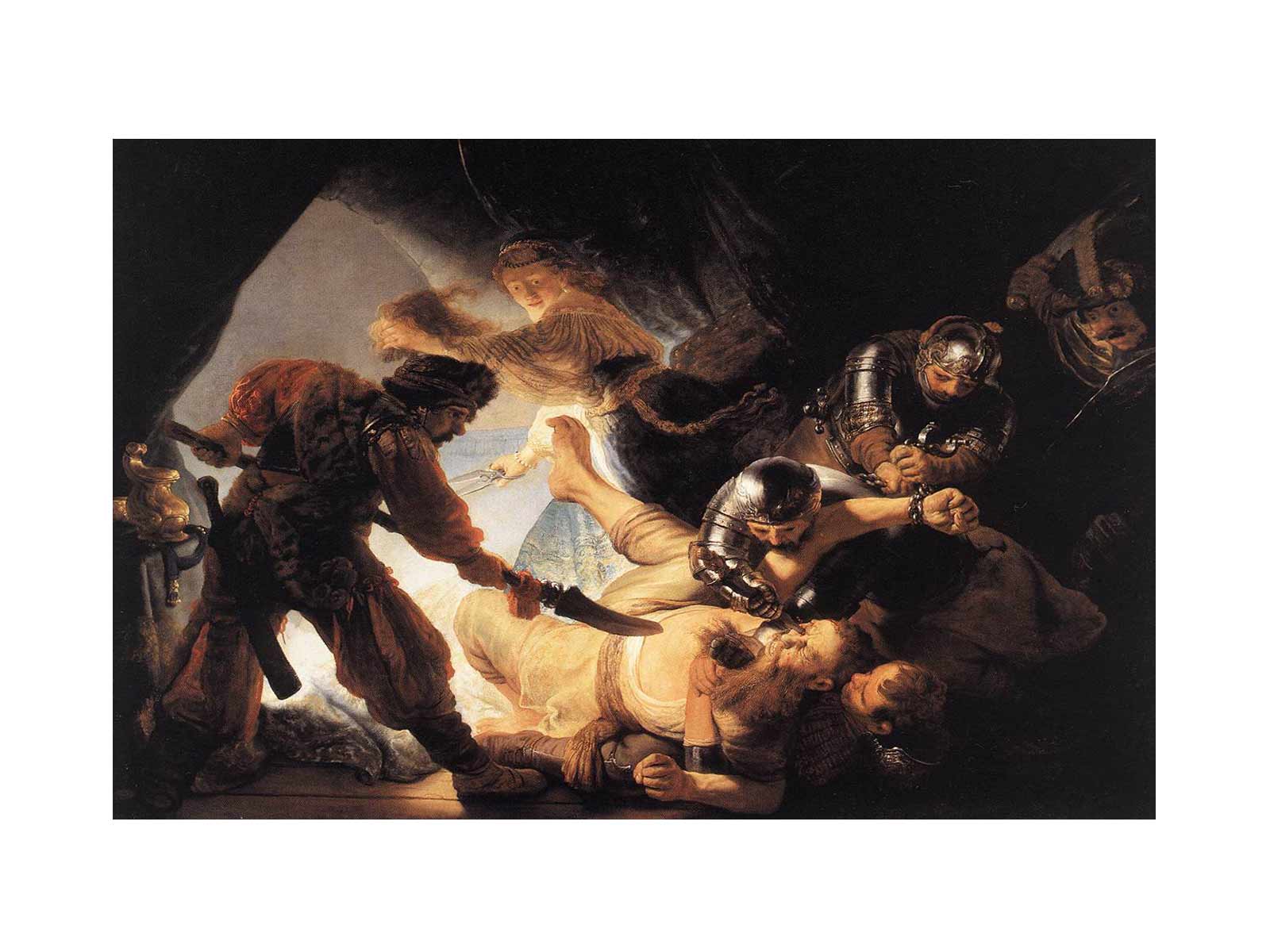 The Blinding of Samson 1636 Painting