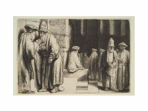 Jews in the Synagogue
 Painting