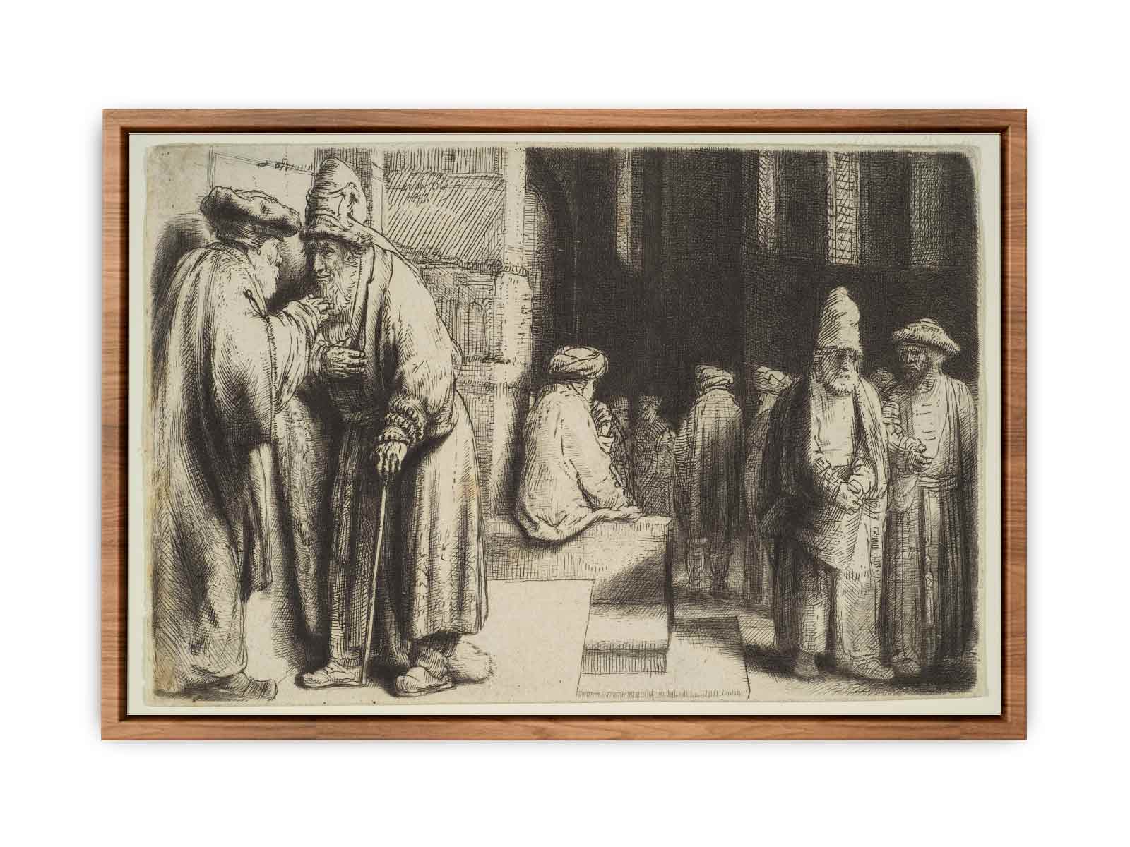 Jews in the Synagogue
 Painting