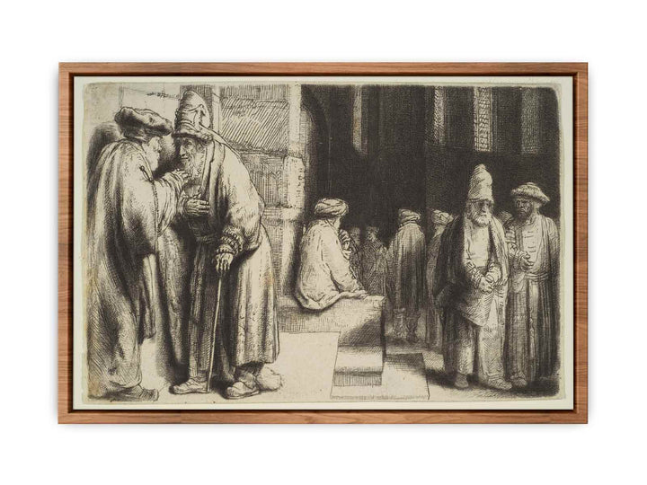 Jews in the Synagogue
 Painting