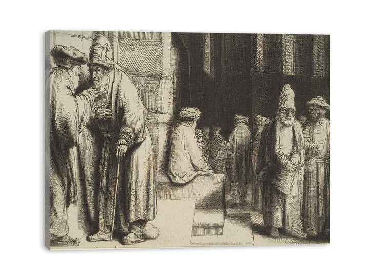 Jews in the Synagogue
 Painting