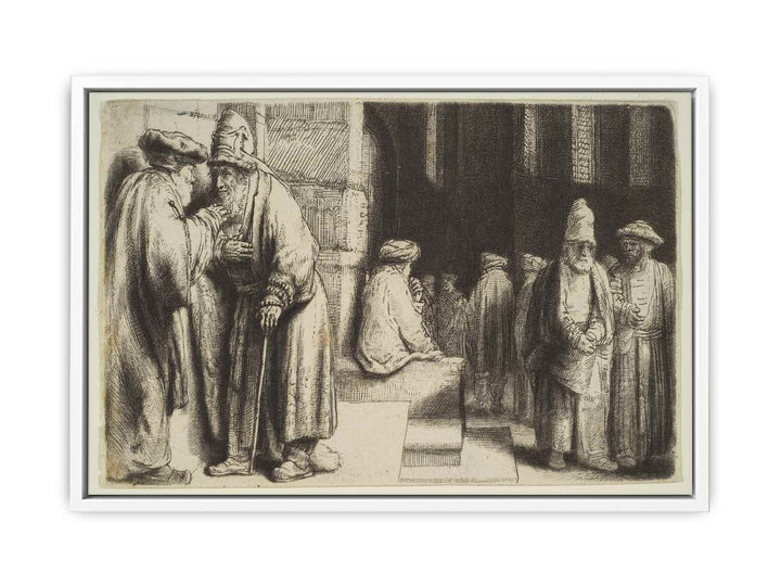 Jews in the Synagogue
 Painting