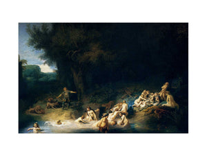 Diana and her Nymphs Bathing, with Actaeon and Callisto
 Painting