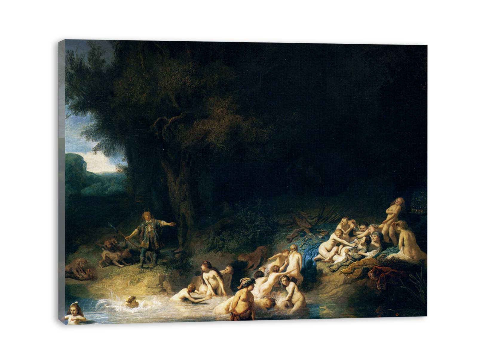 Diana and her Nymphs Bathing, with Actaeon and Callisto
 Painting