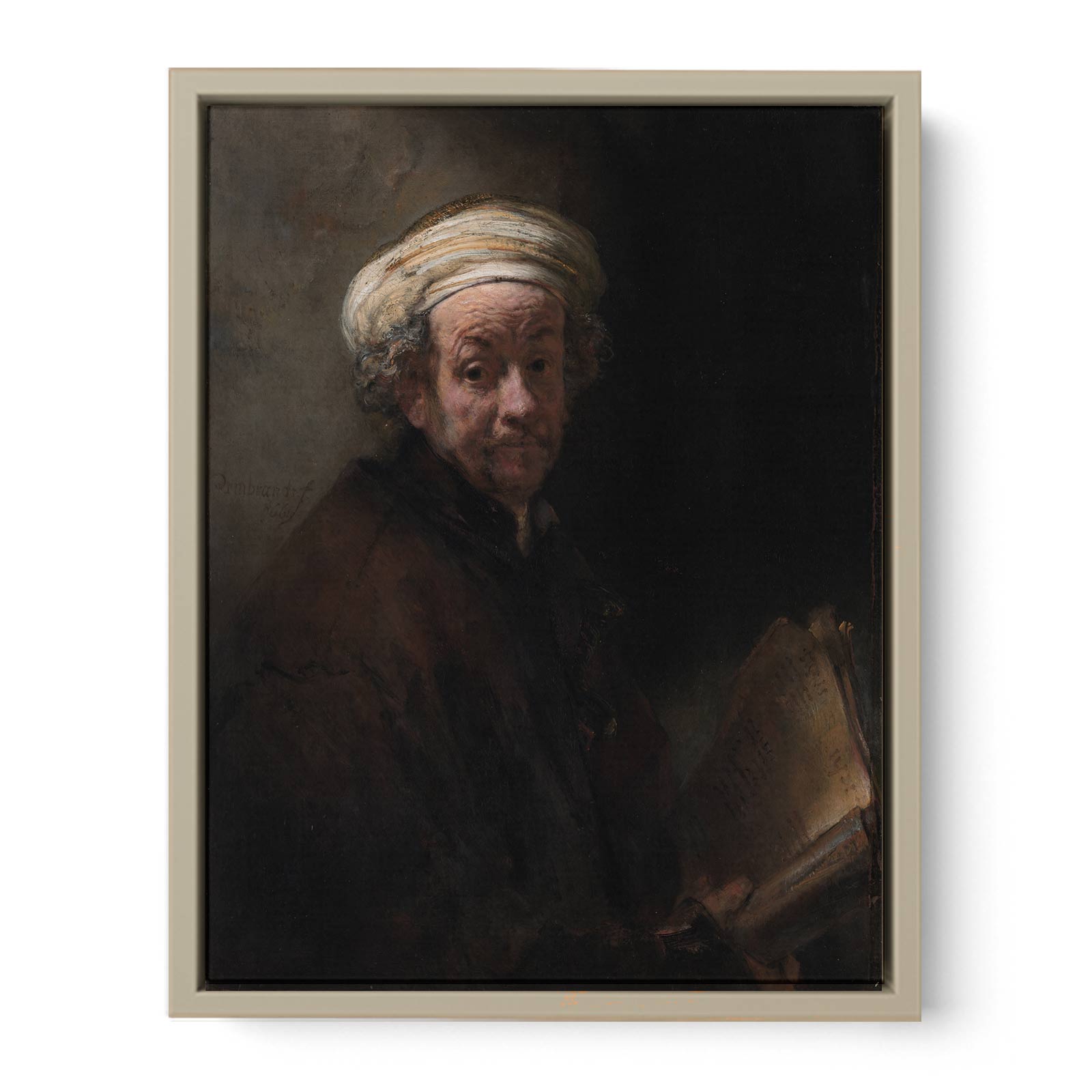 Self Portrait as the Apostle St Paul Painting