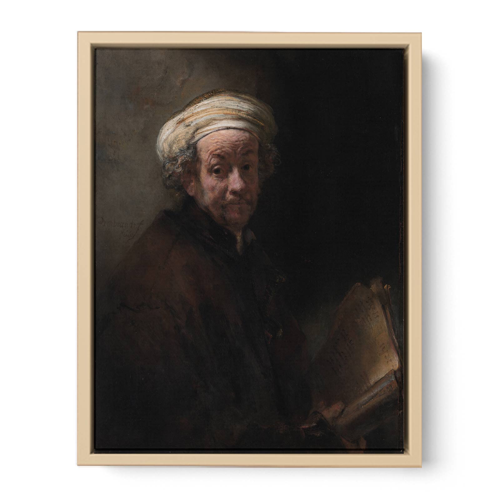 Self Portrait as the Apostle St Paul Painting