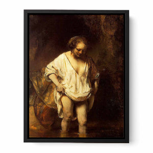 Hendrickje Bathing in a River 1654 Painting