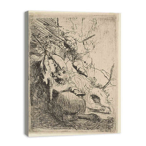 The Small Lion Hunt Painting