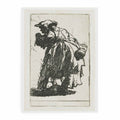 Old Beggar Woman With A Gourd 1630 Painting