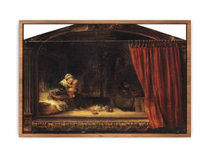 The Holy Family with a Curtain 1646
 Painting