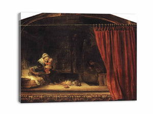 The Holy Family with a Curtain 1646
 Painting