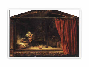 The Holy Family with a Curtain 1646
 Painting