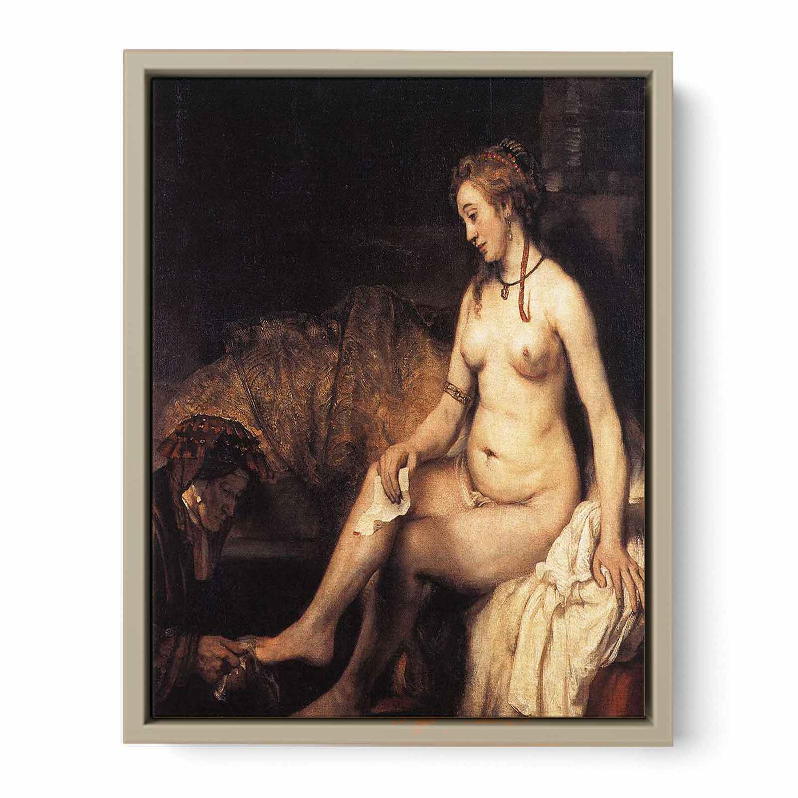 Bathsheba at Her Bath 1654 Painting