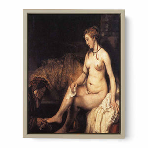Bathsheba at Her Bath 1654 Painting
