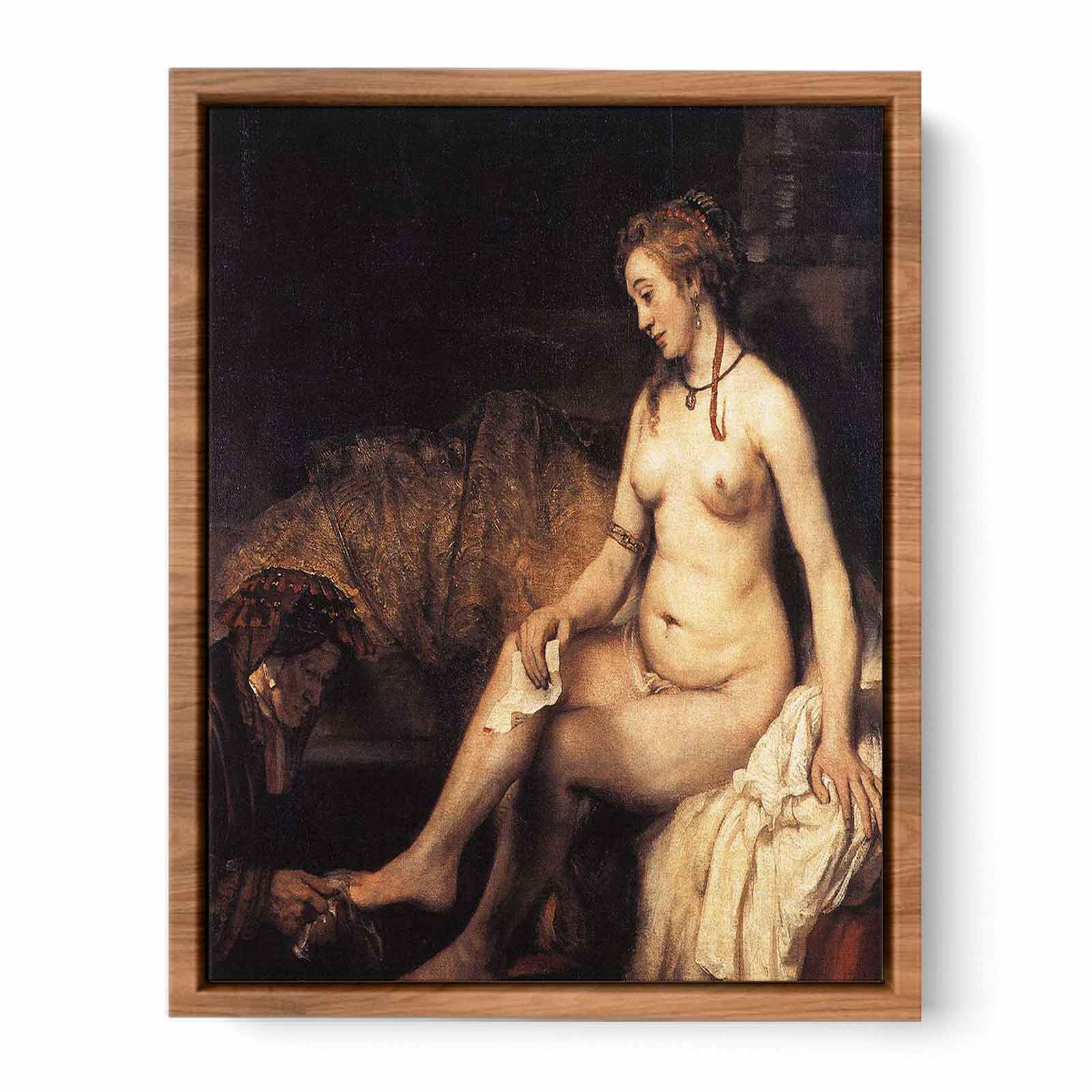 Bathsheba at Her Bath 1654 Painting