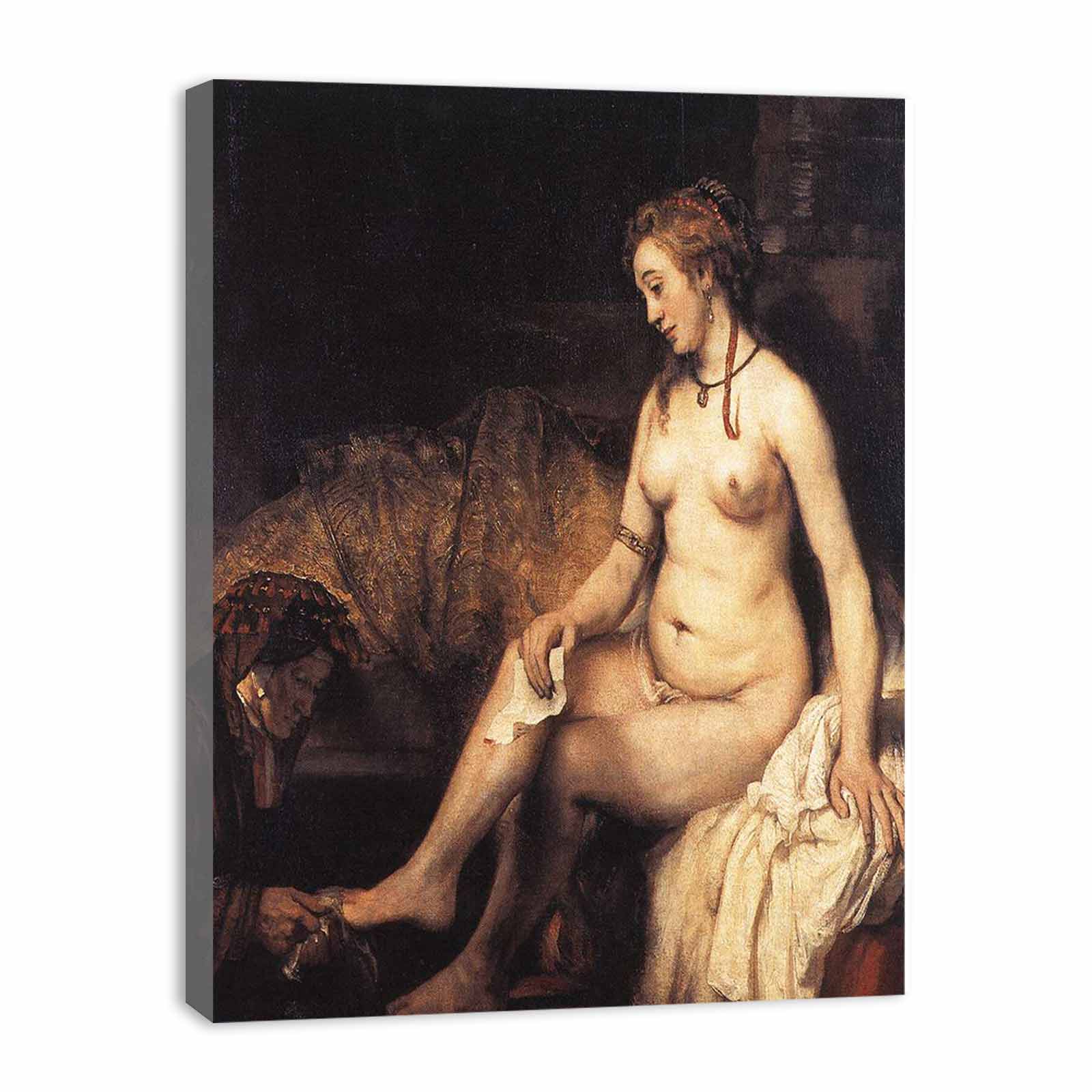 Bathsheba at Her Bath 1654 Painting