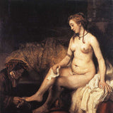 Bathsheba at Her Bath 1654 artwork preview