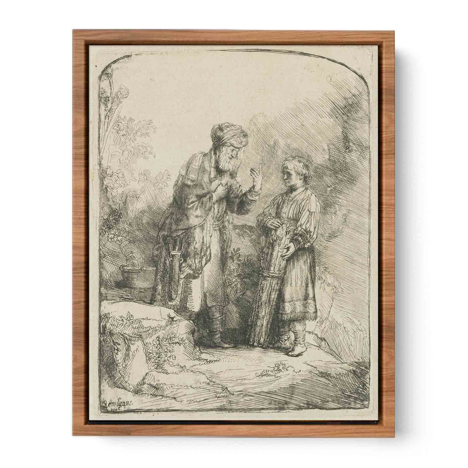 Abraham and Isaac Painting