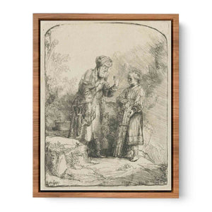 Abraham and Isaac Painting