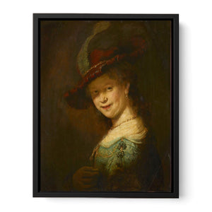 Portrait of the Young Saskia 1633 Painting