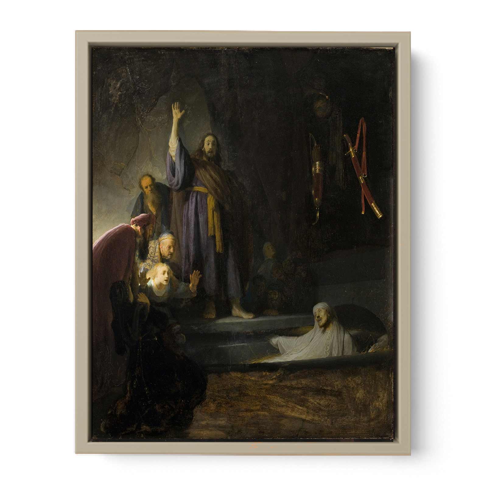The Raising of Lazarus c. 1630 Painting