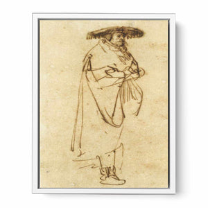 Man with Wide-Brimmed Hat 1632-39 Painting