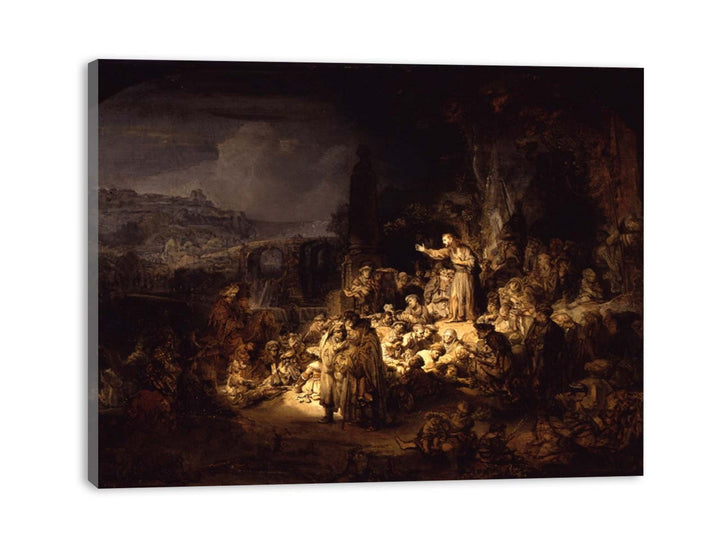 St. John The Baptist Preaching
 Painting
