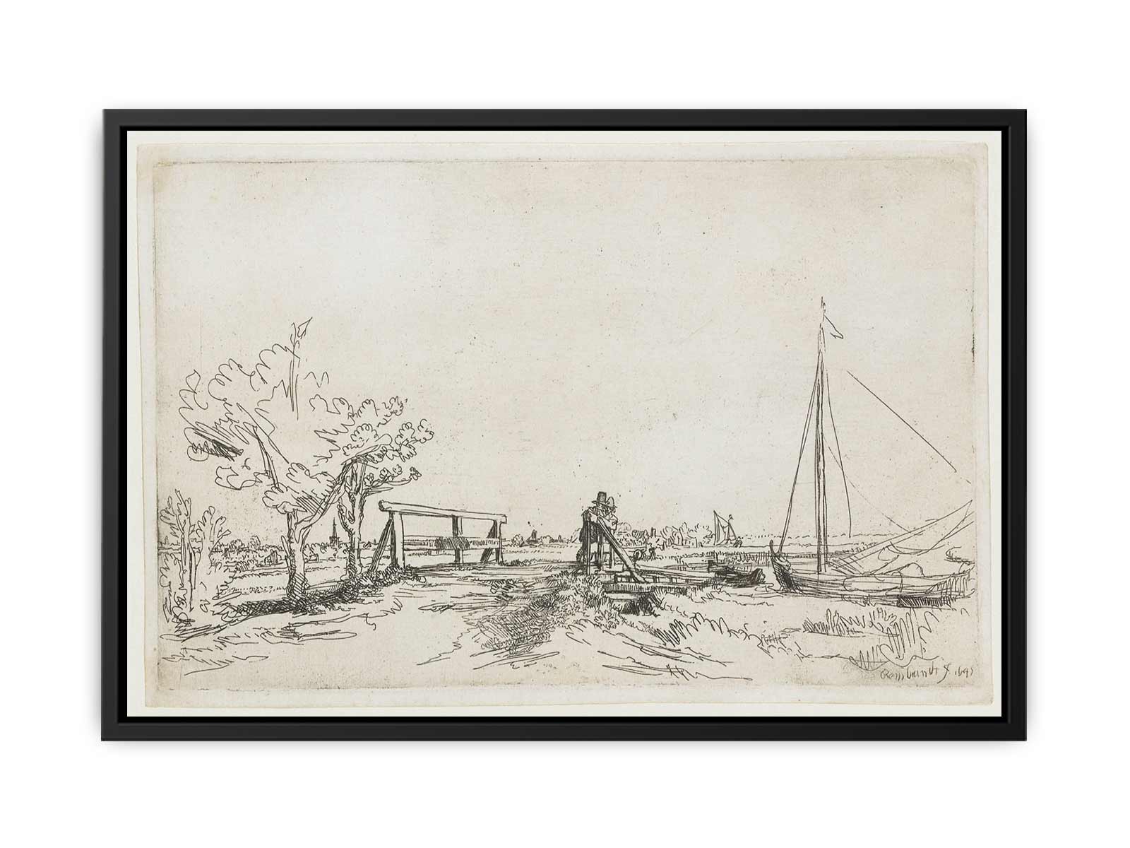 Six's Bridge Painting