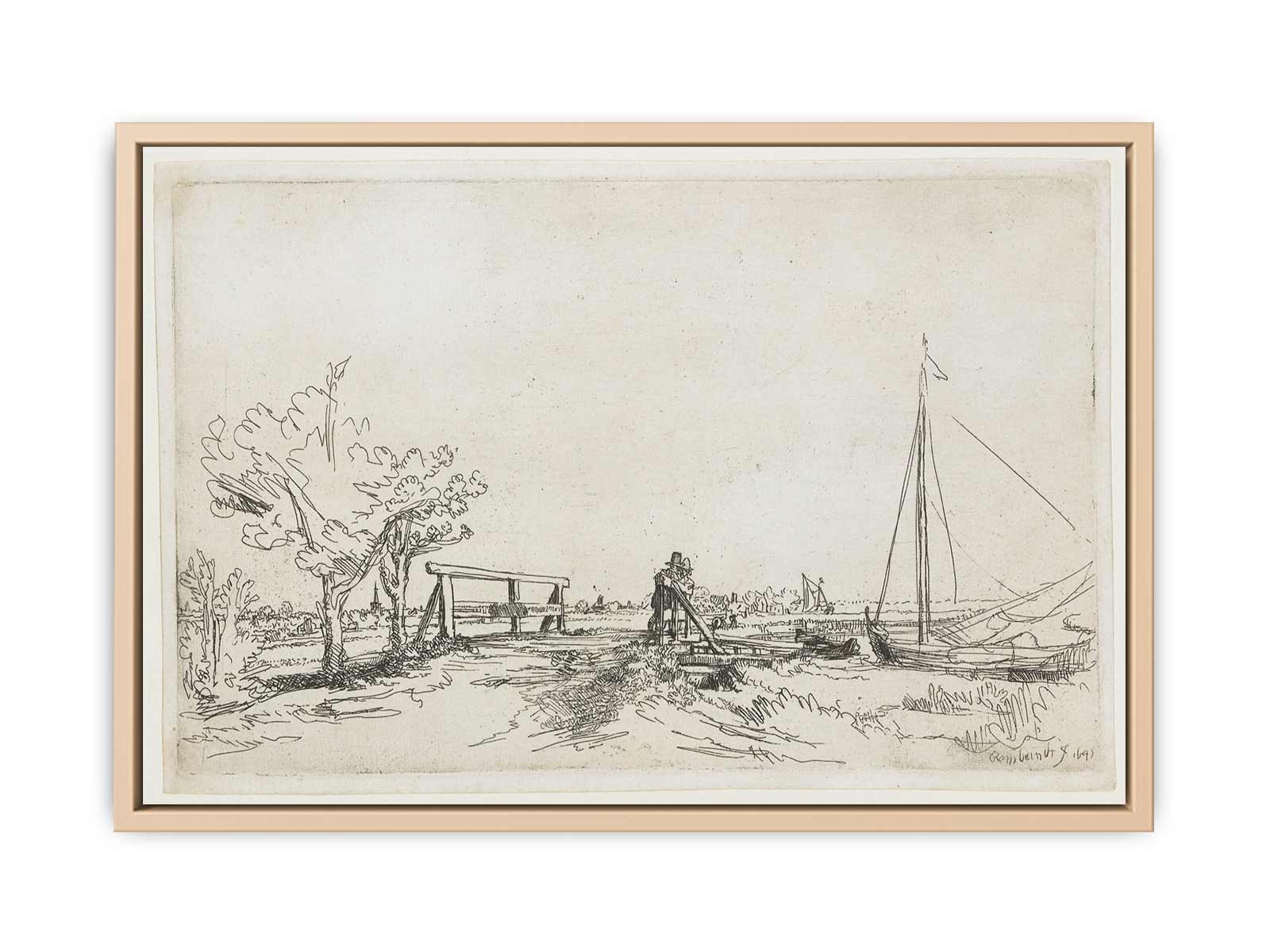Six's Bridge Painting