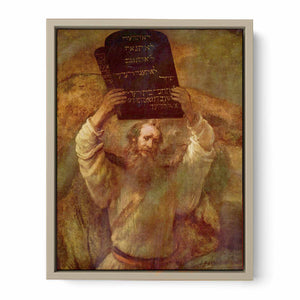 Moses Smashing the Tables of the Law Painting