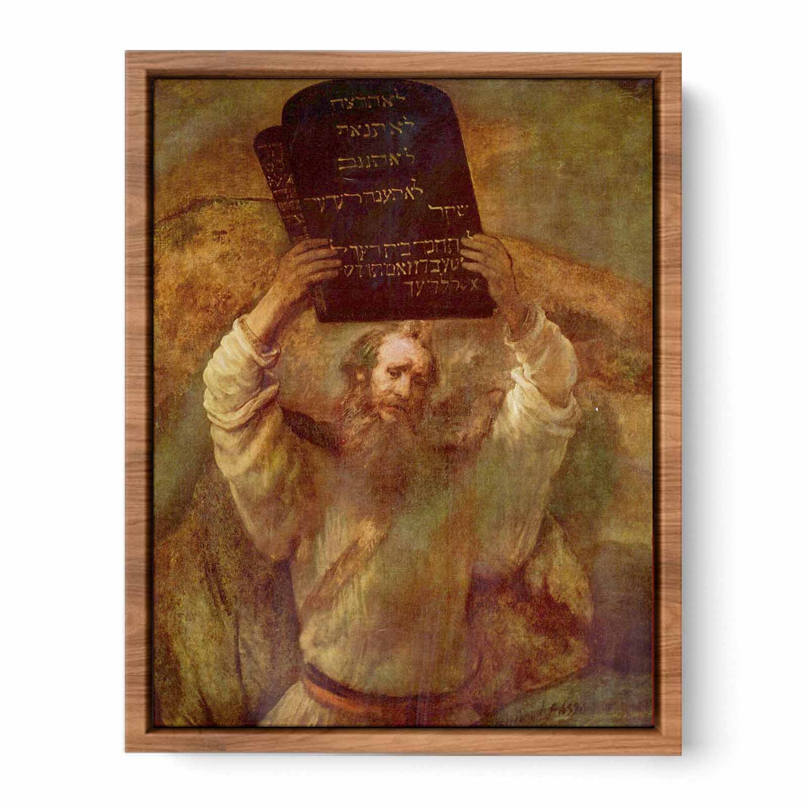 Moses Smashing the Tables of the Law Painting
